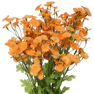 REGALWOVEN Silk Plastic Wedding Home Decoration Artificial Flowers 20.8" 6 Pcs - 1 of 4