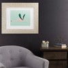 Trademark Fine Art - Annie Warren  Sherbet Flamingos I Matted Framed Art - 2 of 4