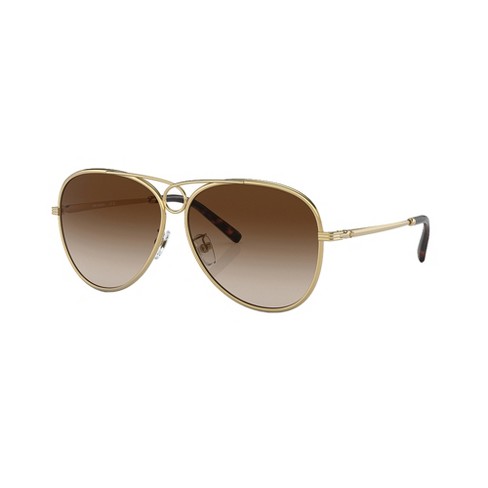Tory burch 59mm aviator sunglasses sales