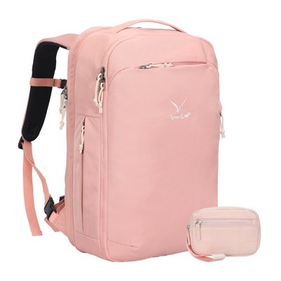 Hynes Eagle 40L Travel Laptop Bag Wristlet Wallet Set-Gray