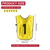Unique Bargains Team Sports Reversible Numbered Soccer Training Vest 6 Pcs - 2 of 4