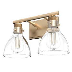 Hunter Fans Van Nuys 2 - Light Vanity in  Alturas Gold - 1 of 1