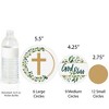 Big Dot of Happiness Elegant Cross - Religious Party Giant Circle Confetti - Party Decorations - Large Confetti 27 Count - 3 of 4