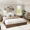 Minimalist Wood Platform Bed Frame Twin Size - No Box Spring Needed, Low Profile Full Floor Contact, Sturdy Slats, No Headboard - 3 of 4