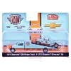 1973 Chevrolet C30 Wedge Truck & Silverado 10 Bedless Truck #15 Light Blue and Orange (Rusted) 1/64 Diecast Model by M2 Machines - 2 of 2