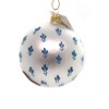 Vaillancourt Folk Art 3.25 In Jingle Ball With Swag Santa Hand Painted Poland Tree Ornaments - 2 of 3