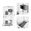 LAOTIES 71" Wooden Outdoor Cat House,Large Catio Cage With Climbing Platforms And Cozy Sleeping Area - 4 of 4