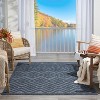 Nourison Versatile Solid Diamond Indoor Outdoor Flatweave Area Rug - 3 of 4