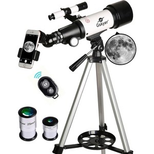 Gskyer Telescope, 70mm Aperture 400mm AZ Mount Astronomical Refracting Telescope for Kids Beginners - Travel Telescope with Carry Bag - 1 of 4