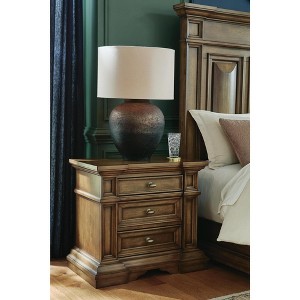 Signature Design by Ashley Thoridan 3-Drawer Nightstand, Brown