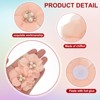 Unique Bargains Rhinestone Pearl Chiffon Flower for DIY Craft Wedding Party 10 Pcs - 3 of 4