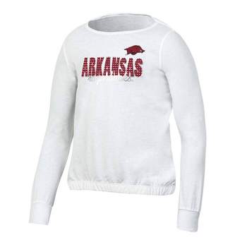 NCAA Arkansas Razorbacks Girls' White Long Sleeve T-Shirt