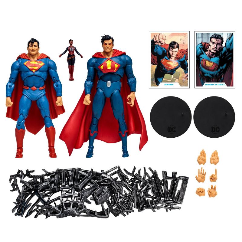 McFarlane Toys DC Comics Superman vs Superman of Earth-3 Action Figure Set - 2pk, 4 of 18