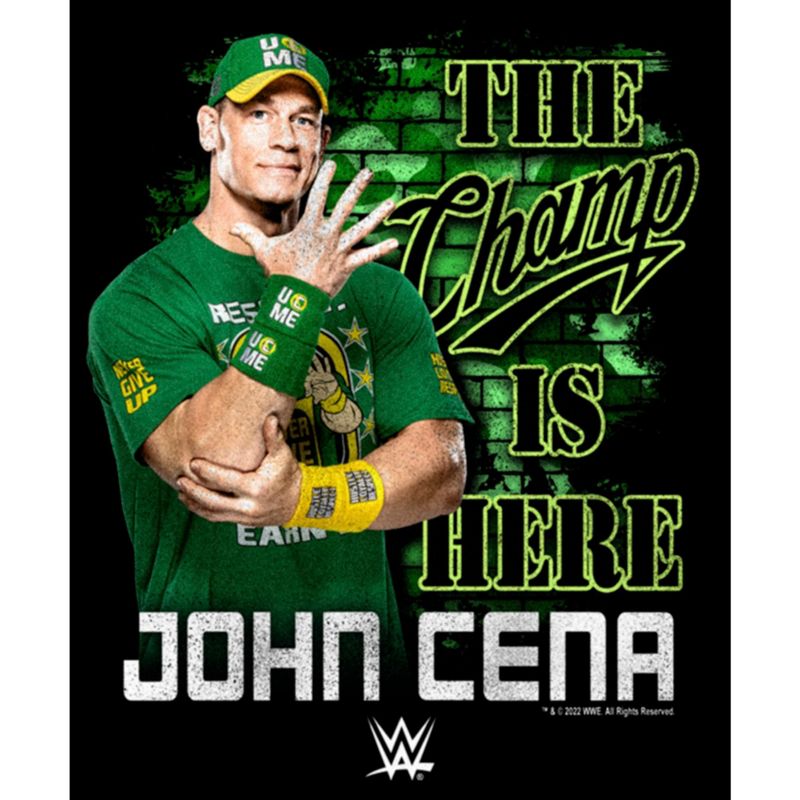 Women's WWE John Cena The Champ is Here T-Shirt, 2 of 5