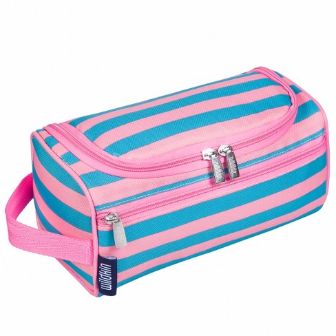 Pink Stripes Toiletry Bag