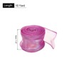 Unique Bargains Gift Wrapping Wide Sheer Wired Pastel Shimmer Iridescent Chiffon Ribbons 1 Pc - 2 of 4