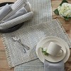 Park Designs Sandy Shores Grey Blue Placemat Set of 4 - 3 of 4