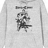 Black Clover Asta Yuno Noelle & Yami Long Sleeve Athletic Heather Adult Hooded Sweatshirt - 2 of 2
