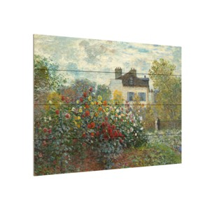 Trademark Fine Art - Claude Monet 'Artist's Garden In Argenteuil' - 1 of 4