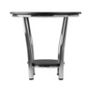 Maya Round End Table: 22" High, Storage Shelf, Modern Accent Furniture - Winsome - 2 of 4