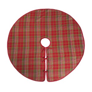 C&F Home Jonah Plaid Tree skirt - 1 of 3
