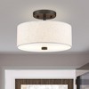 Livex Lighting Meridian 2 - Light Semi-Flush Mount in  English Bronze - 2 of 4