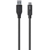 Monoprice USB C to USB A 3.1 Gen 2 Cable - 1 Meter (3.3 Feet) - Black | Fast Charging, 10Gbps, 3A, 30AWG, Type C, Compatible with Xbox One / VR / - image 2 of 4