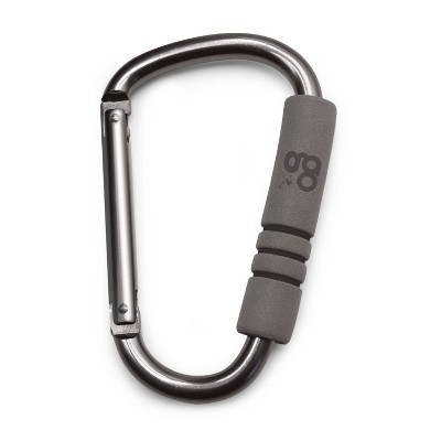 Large Carabiner Clip. Hooks to Strollers, Luggage, Backpacks. Metal Handle