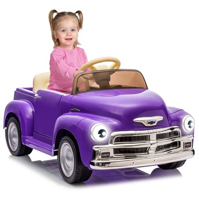 12V Kids Ride On Car, Licensed Chevrolet 3100 Pickup Battery Powered Electric Vehicle with Remote Control