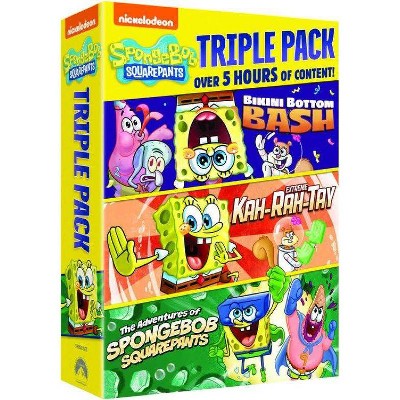 Songebob Squarepants Triple Pack (DVD)(2022)