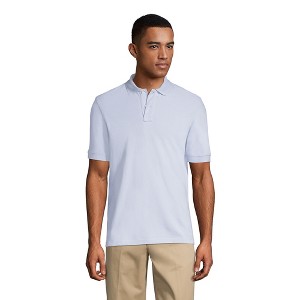 Lands' End School Uniform Young Men's Short Sleeve Mesh Polo Shirt - 1 of 4