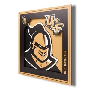 NCAA UCF Knights 3D Logo Series Wall Art - 12"x12" - 1 of 4