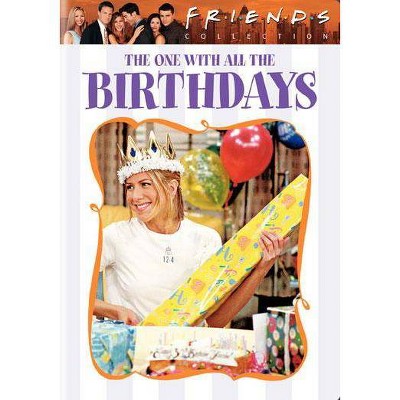 Friends Collections The One With All The Birthdays Dvd Target