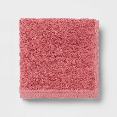 12x12 Premium Color Washcloths - 1 lb/dz - Pink