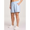 RBX Active Women's Elevated Athleisure Luxe Heathered Fabric All Season Lounge Shorts with Pockets - 4 of 4