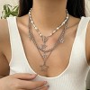 Y2K Star Pendant Necklace - Silver Layering Toggle Chain for Women - 3 of 4