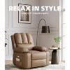 homfan Oversized Electric Rocking Recliner - Massage & Heat w/360° Swivel & Cup Holder - Remote Control - 4 of 4