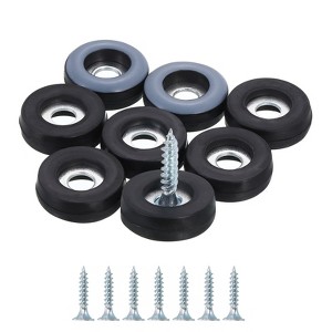 Unique Bargains Nail-on Round Chair Leg Protector for Carpet Hardwood Floors - 1 of 4