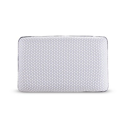 Standard White Gel Memory Foam Pillow with Soft Cover