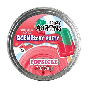 Crazy Aaron's Scentsory Watermelon Popsicle - 2.75" Thinking Putty Tin - 1 of 2