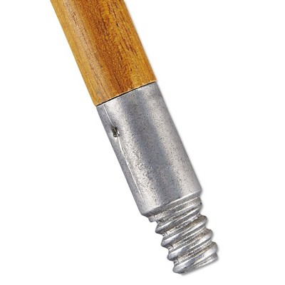 Rubbermaid Commercial FG636400LAC 0.94 in. Diameter x 60 in. Lacquered-Wood Threaded-Tip Broom/Sweep Handle - Natural