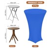 Unique Bargains High Elasticity Reliable Material Versatile Use Easy Maintenance Tablecloth For Round Table - 2 of 4