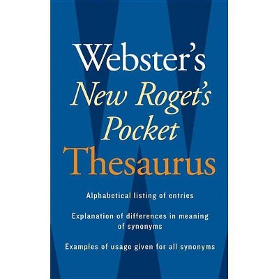 Webster's New Rogers Thesuarus - pocket by Webster's New College Dictionary (Paperback)