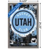 Trends International NHL Utah Hockey Club - Maximalist Logo 24 Framed Wall Poster Prints - 3 of 4