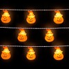Yescom Halloween 20x LED Pumpkin String Lights Lantern Lamp Home Party Christmas Decors 2025 Orange - 2 of 4