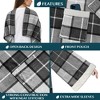 PAVILIA Wearable Blanket with Sleeves for Women Men Adults, Warm Soft Plush Snuggle Pocket Sleeved TV Throw - 3 of 4