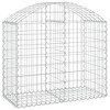 vidaXL Gabion Raised Bed Galvanized Iron 78.7"x39.4"x39.4" - 2 of 4