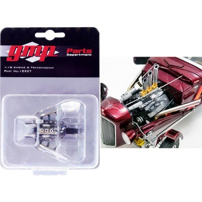 Hot Rod Flathead Engine Pack Replica from "1934 Hot Rod Roadster" 1/18 Scale Model by GMP