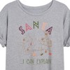 Women's - Winnie the Pooh - Christmas Tigger - Santa, I Can Explain Oversized Graphic T-Shirt - 2 of 4