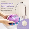 Petbobi Dog Toys Interactive Plush Giggle Ball Squeak Crazy Bouncer Toy for Pets, Blue - 4 of 4